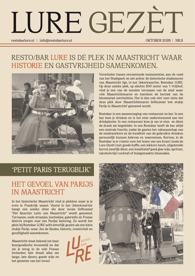 Cover van de LURE Gezèt nr. 5, oktober 2026