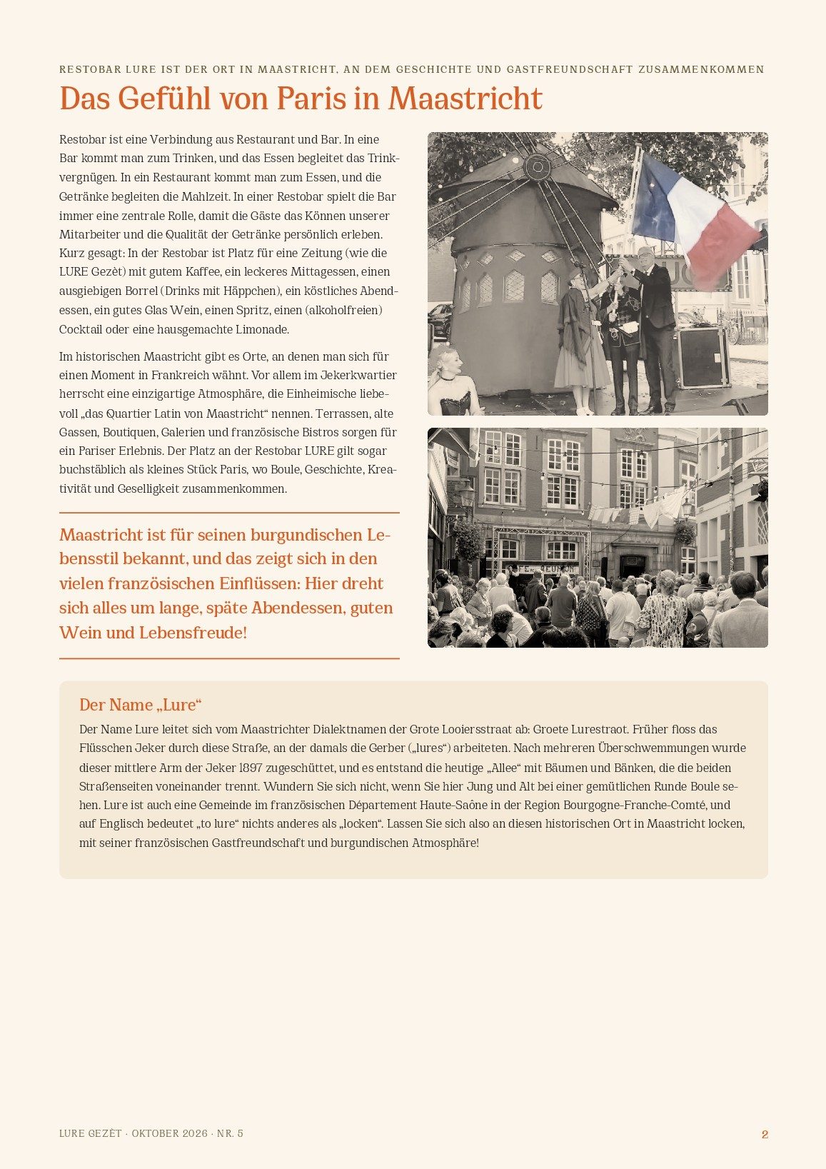 LURE Gezèt Nr. 5, Seite 2